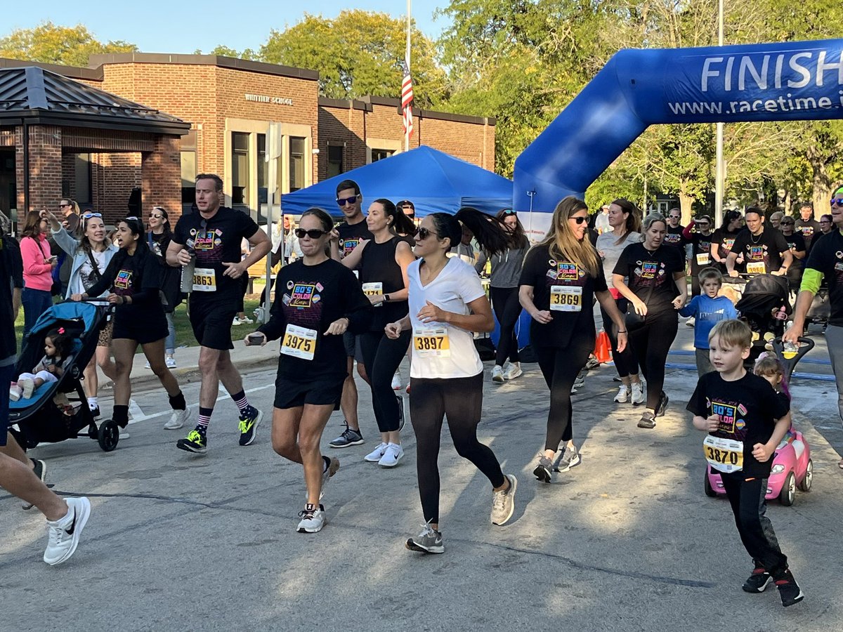 And they’re off! Great night for a race! The Whittier PTA 80’s Color Run was a blast! Thanks to everyone for your support! #dg58pride #dg58learns