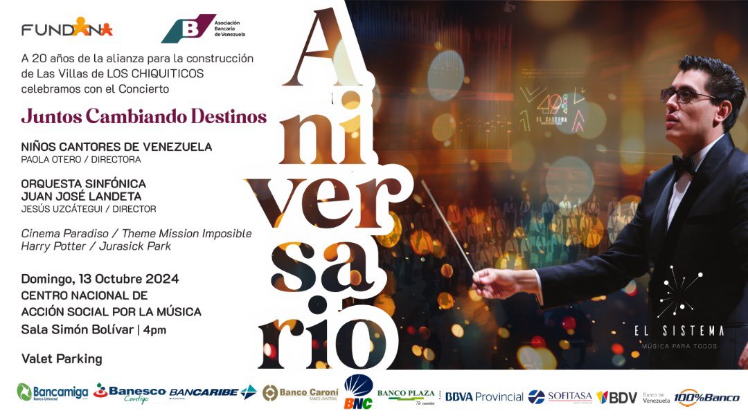 si quieres adquirir entradas +58 414 154 82 53 o por info@fundana.org