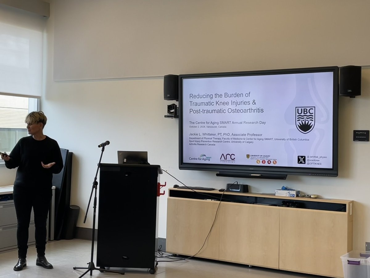 Carlos L. Cano Herrera (@carlos_leo_cano) on Twitter photo What a nice afternoon at the Annual Research Day of the <a href="/Aging_SMART/">Centre for Aging SMART</a> where different research projects were shared.
I really enjoyed Jackie Whittaker’ talk about her extensive #PTOA research projects or Ben Mortenson’ talk about #ageism and #ableism in healthcare, among others What a nice afternoon at the Annual Research Day of the <a href="/Aging_SMART/">Centre for Aging SMART</a> where different research projects were shared.
I really enjoyed Jackie Whittaker’ talk about her extensive #PTOA research projects or Ben Mortenson’ talk about #ageism and #ableism in healthcare, among others