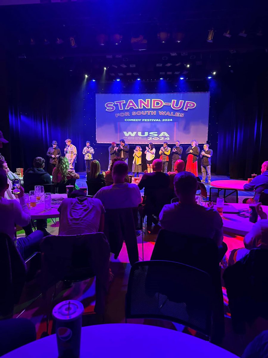 Loved performing at the final of the Wales Unsigned Standup Competition. <a href="/carwyn_blayney/">Carwyn Blayney</a> was a very well deserved winner. Top night all round with a great group of acts. #standup #comedy #comedyclub #wusa  #wales