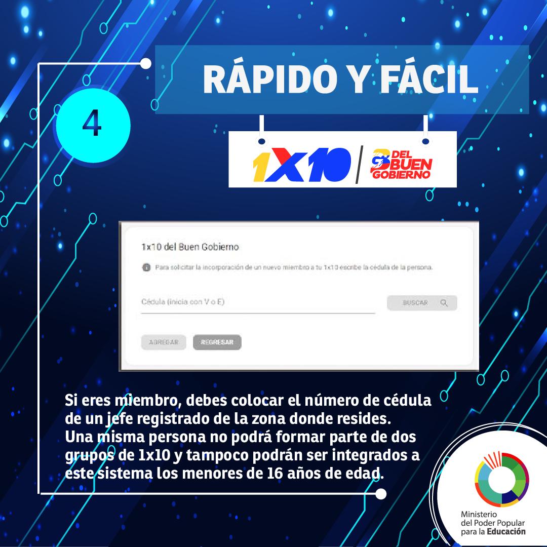 ☑📰 | ¿Todavía no sabes cómo registrarte en el Sistema del #1X10DelBuenGobierno?

Desde el Sistema Patria podemos ayudarte, en 4 sencillos pasos te explicamos cómo. 🇻🇪💻👥 

<a href="/NicolasMaduro/">Nicolás Maduro</a> 
<a href="/HectoRodriguez/">Héctor Rodríguez C.</a> 
<a href="/Danielcustodio3/">Daniel Custodio</a> 
@MPPEDUCACION