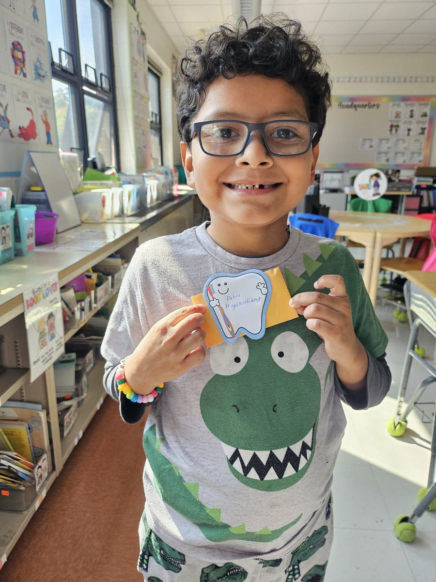 Our very first tooth fell out in Room 224!