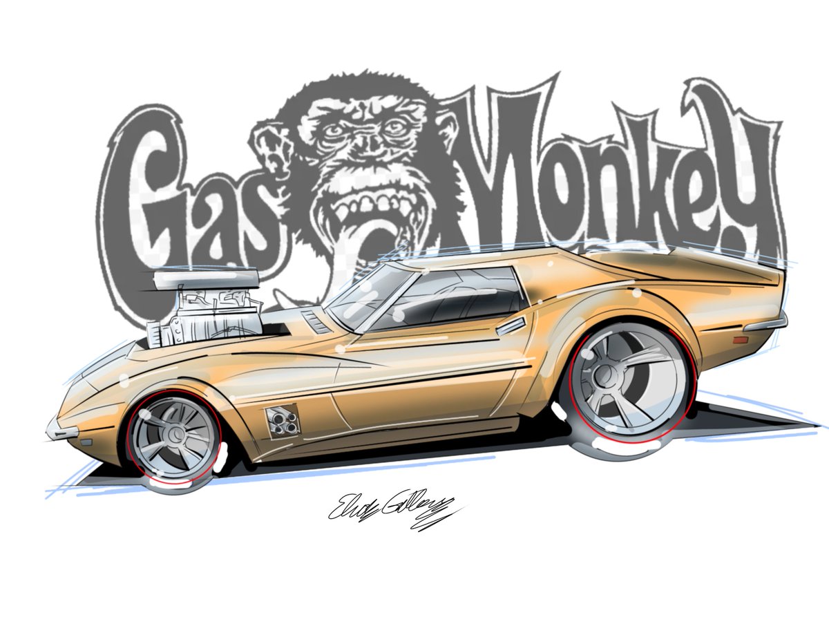 94EliasDesign's tweet photo. The 68 Corvette that the guys at 'Gas Monkey' built for Hotwheels. I have this car in my collection and I think it's absolutely gorgeous.
#gas_monkey #corvette #hotwheels #Discovery #discove https://t.co/6jfM9hzCjX