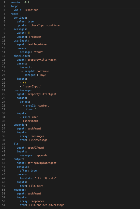 snakajima's tweet image. Chat application in #graphai