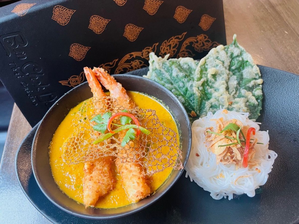 Try the Southern Thai Curry with Betel leaves at Ban Chok Dee Thai Cuisine (20395 Lougheed Hwy, Maple Ridge) today through to October 27 in the Vancouver Curry Challenge, see the details here buff.ly/47UHD7e #currychallengeyvr