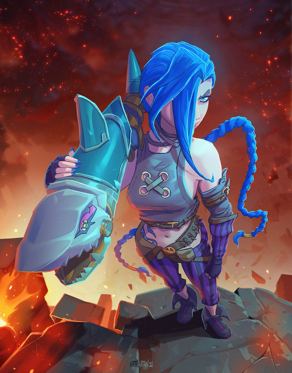 Hype for #Arcane season 2.
#RIOT #Jinx #visdev #illustration #fortiche #arcaneseason2 #fanart #digitalart #conceptart #characterdesign