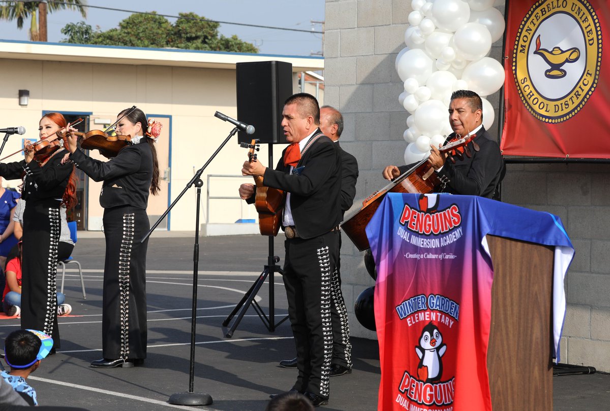 gomusd's tweet image. Wonderful day full of smiles, mariachis, and festivities at Winter Gardens Elementary who hosted their 100 Year Celebration! Leaving Footprints and Building Futures! #Happy100Birthday #WGEPenguins #gomusd