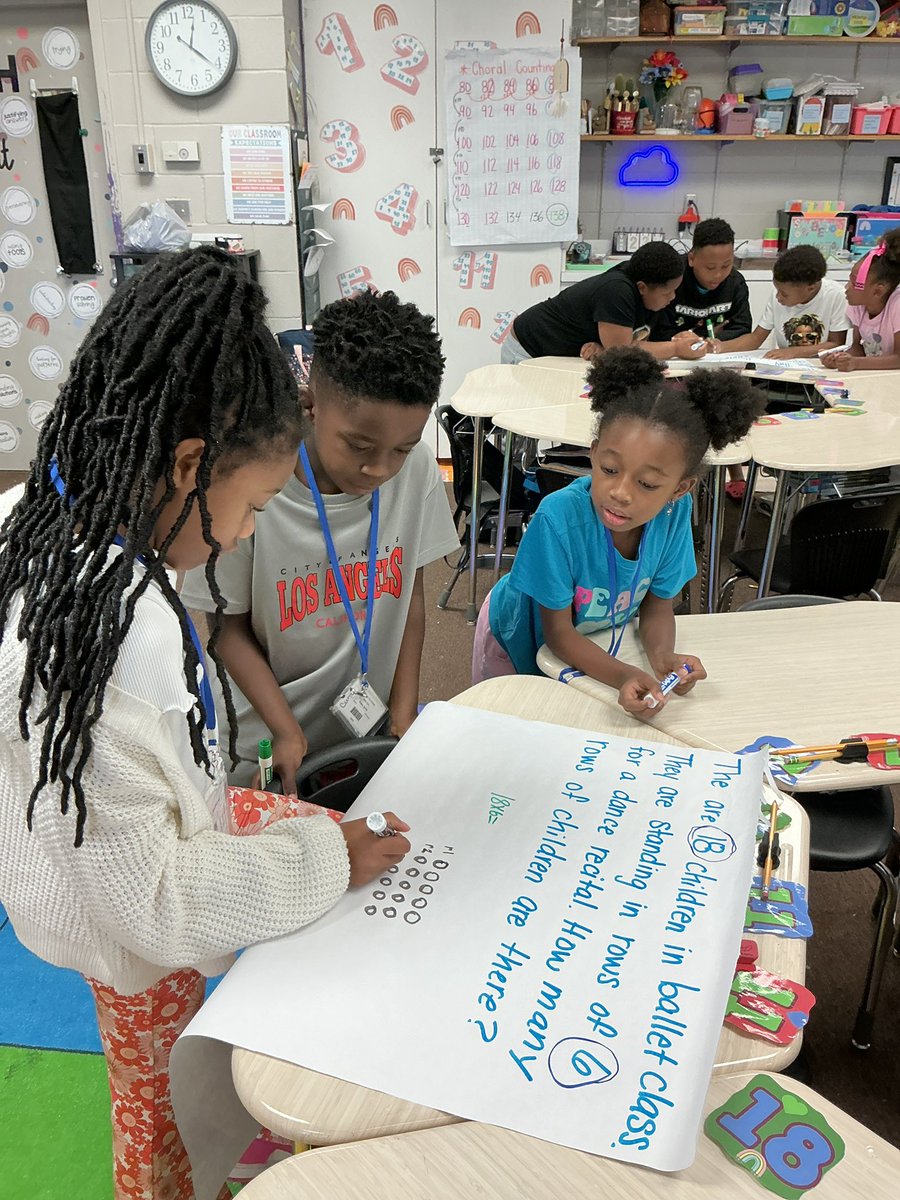 Vertical Learning in 3rd Grade. I modeled vertical learning today in 3rd grade. Their “mission” was to complete the problem and teach it to the class. The amount of student discourse was amazing.  If one of their teammates got frustrated, the were offering words of encouragement