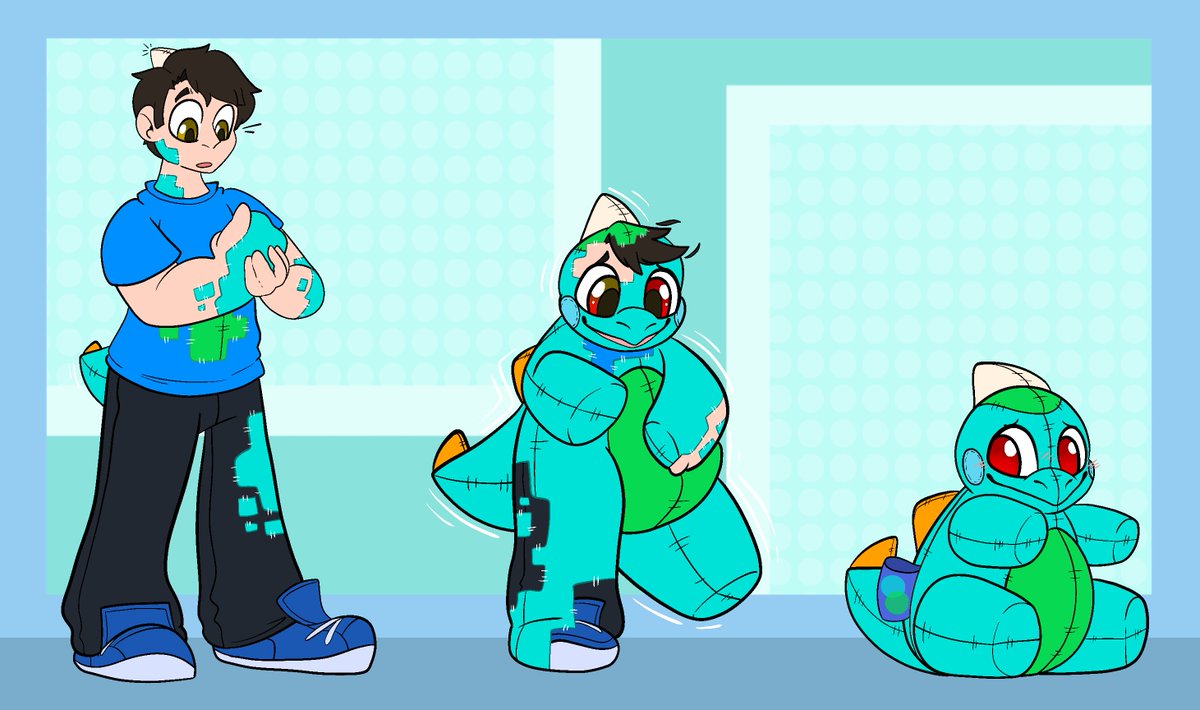 DizzyDreadful's tweet photo. Finished comm. for Hypraman on FA #tf #transfur #transformation #plushtf https://t.co/HLk0v1rOC0