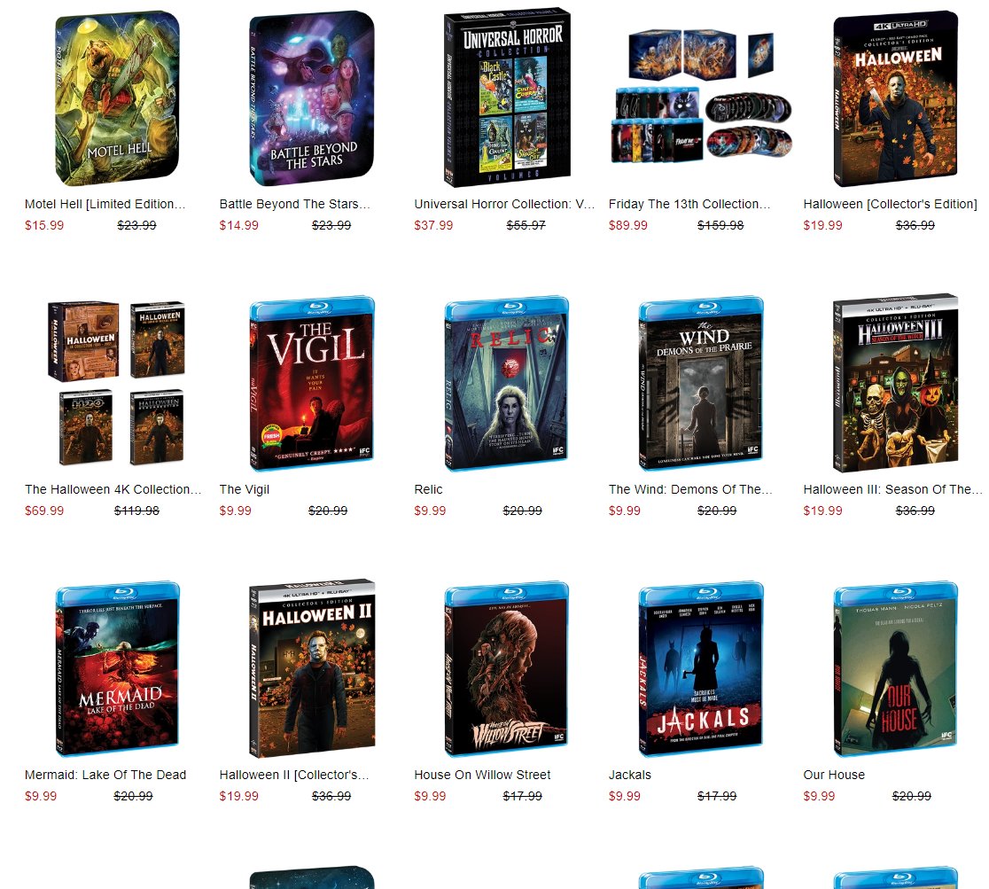 Shocktober movies sale on Shout Factory bit.ly/3zBK6qD
