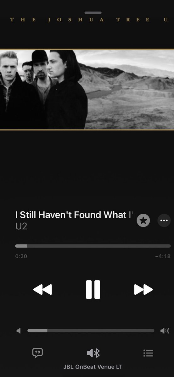 710Gozi's tweet image. 今朝の一曲
#U2
#IStillHaventFoundWhatImLookingFor
アイルランド🇮🇪出身のロックバンド
1987年リリースの5thアルバム
『The Joshua Tree』より