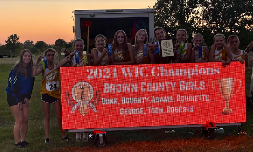 abtiming's tweet image. Western Indiana Conference Middle School Championships last night. Congratulations to Brown County Girls, Indian Creek Boys, Chanli Busch (of North Putnam), and Zaden Norris (of Edgewood) on their respective championships earned. 🏆