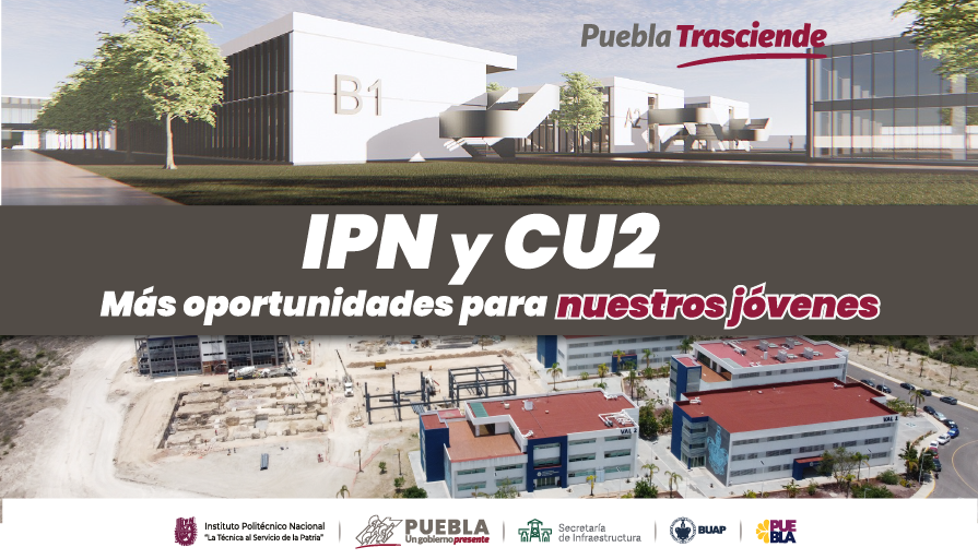 LRobertoTenorio's tweet photo. Falta poco para inaugurar la primera etapa del #CIITA, la #Voca 20 y la #UPII del @IPN_MX en Puebla, opciones de estudio que mejorarán las oportunidades de especialización de jóvenes poblanos y de otros estados del país. Con más educación superior, #PueblaTrasciende. https://t.co/8uQ6OkE6m6