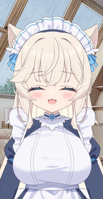 おはよー!昨日の晩酌配信すっごく楽しくてぐっすり眠れた気がする!目覚めもすっきりっ 