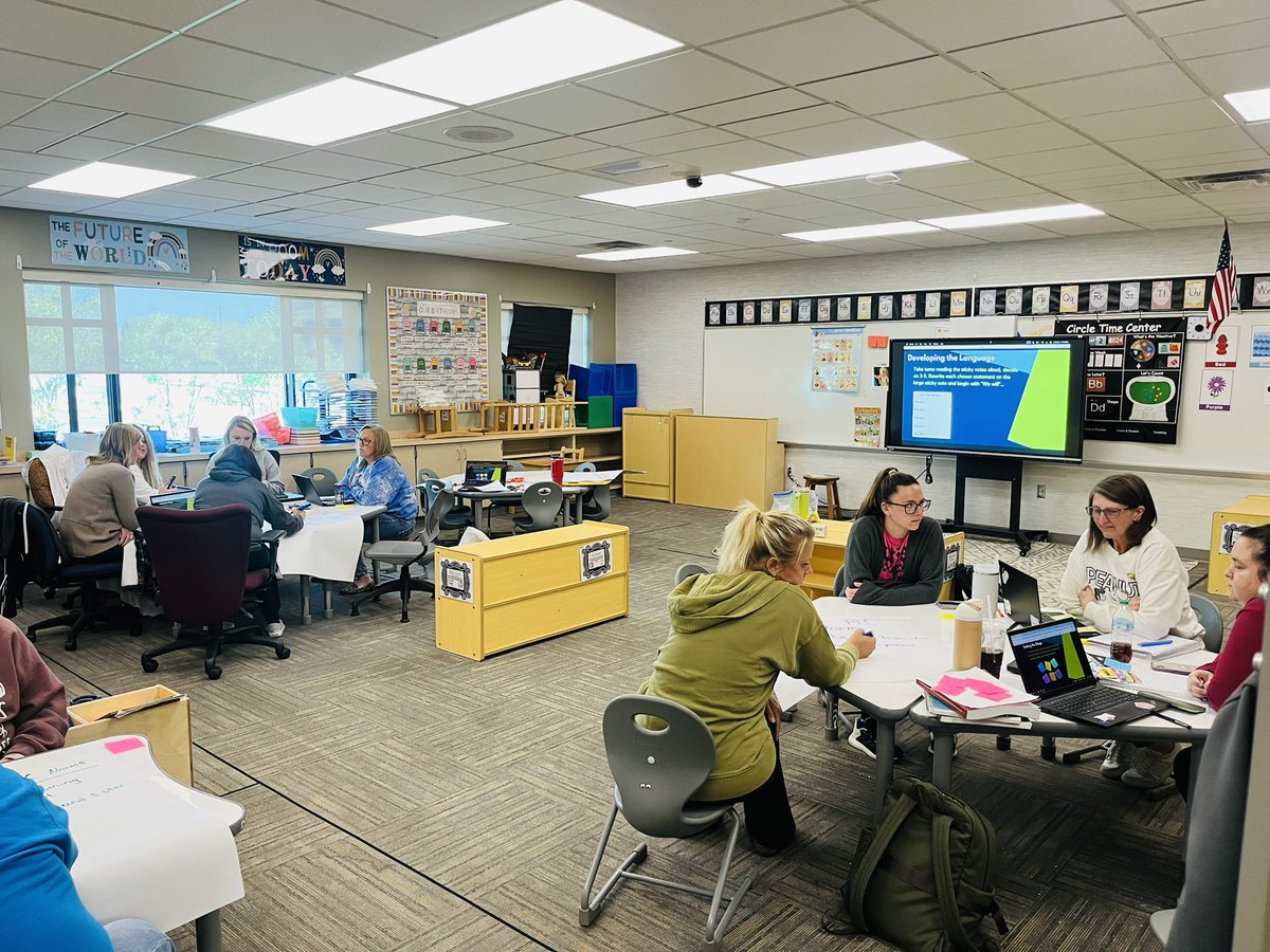 After forming their official PLC teams, these early learning educators came together to form their PLC norms! I’m so hopeful for the future of their PLC processes. Thank you for loving our littlest learners. <a href="/YOUR_CPCSC/">Clark-Pleasant Community School Corp.</a> <a href="/KeepINLearning/">Keep Indiana Learning</a> <a href="/CIESCtweets/">CIESC</a>