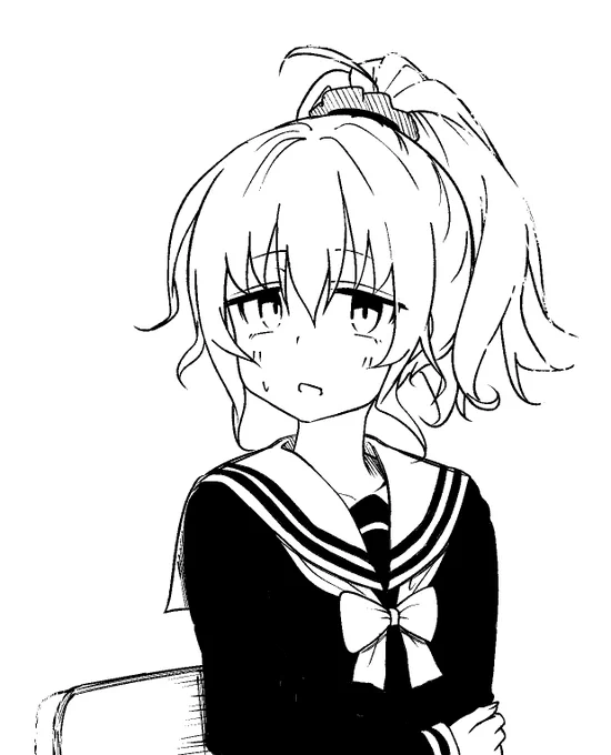 冬コミ本の主人公ヒカリちゃんです〜明るい笑顔の元気な子です ^_^b 