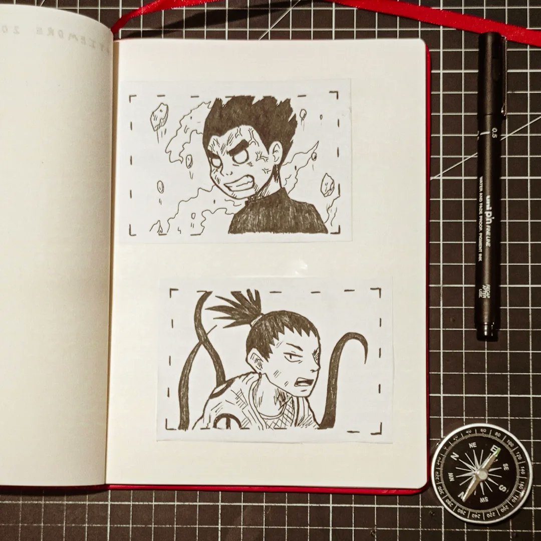 JETLAZ_ST's tweet photo. AVT 6: SHIKAMARU (NARUTO)
#artversetraining #avt #jetlaz #arttivestudios #sketchbook #dibujo #drawing #drawingart #bocetos #arte #art #draw #manga #anime #dailysketch #naruto #shikamaru https://t.co/QiaqRgXNlu