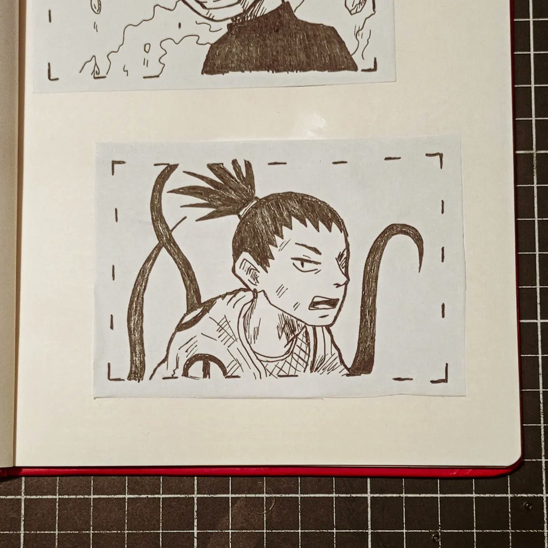 JETLAZ_ST's tweet photo. AVT 6: SHIKAMARU (NARUTO)
#artversetraining #avt #jetlaz #arttivestudios #sketchbook #dibujo #drawing #drawingart #bocetos #arte #art #draw #manga #anime #dailysketch #naruto #shikamaru https://t.co/QiaqRgXNlu
