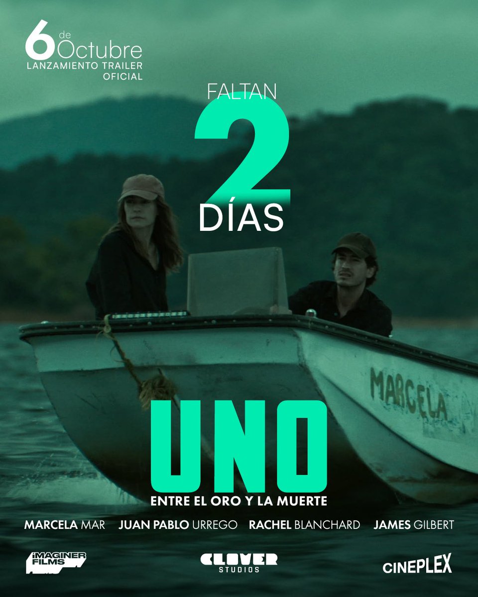 unopelicula's tweet photo. Faltan dos días para que puedan ver el trailer de nuestra película.
La idea original de esta película, surgió en la mente de #JulioCesar y gracias al talento de Juliana Ospina se materializó un guion impecable para UNO.
Distribuida por @cineplexcol

#UNOpelicula #CloverOnScreen https://t.co/0aiAYA0YT7