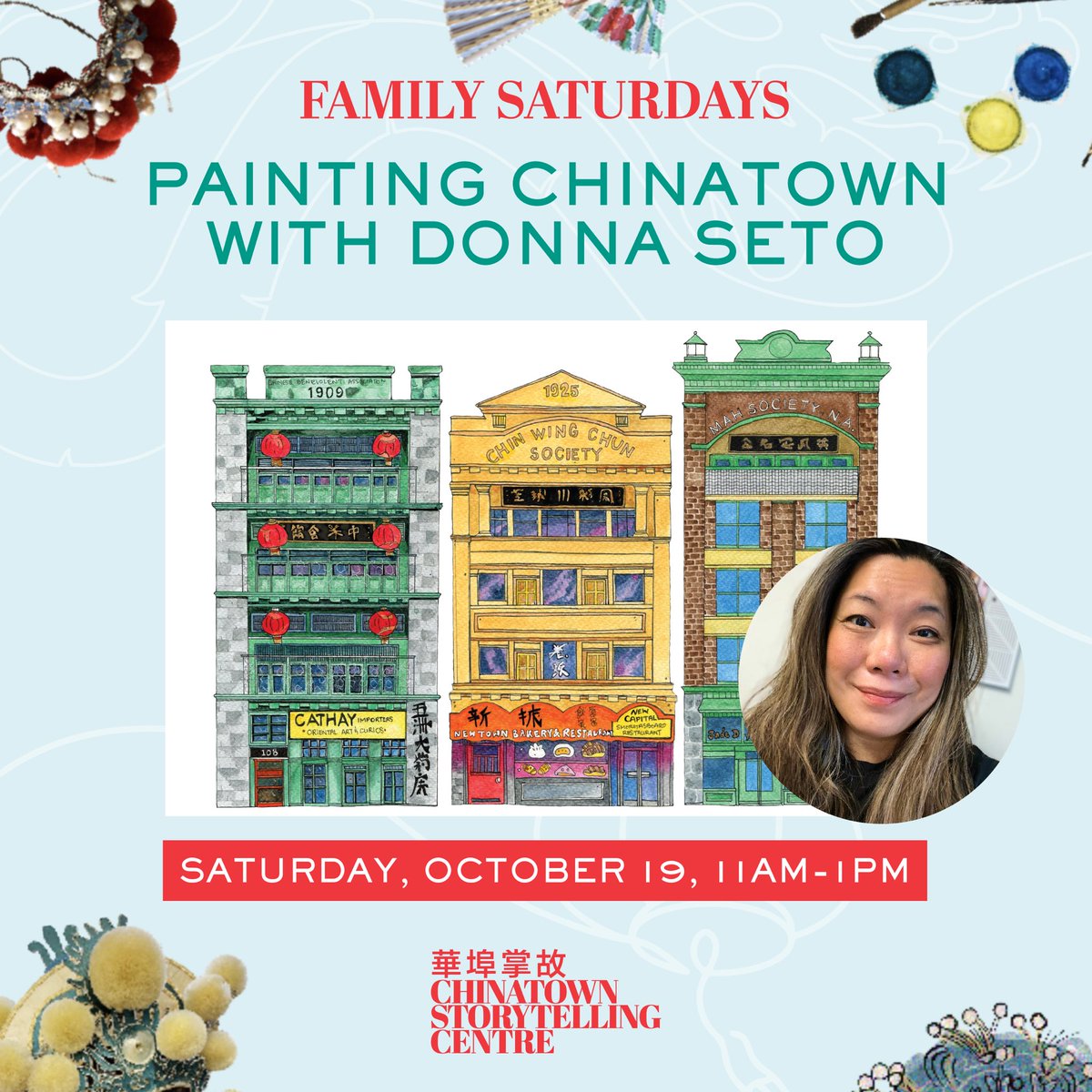 Donna Seto (@donnaseto) on Twitter photo Come by the Chinatown Storytelling Centre on Oct 19 for a workshop! Iāll be there painting & you can also make a #chinatownYVR keepsake magnet! š§² FREE for kids under 17. Adults are free to participate with admission. More info <a href="/Chinatown_SC/">Chinatown Storytelling Centre</a>. See you there! šØ Come by the Chinatown Storytelling Centre on Oct 19 for a workshop! Iāll be there painting & you can also make a #chinatownYVR keepsake magnet! š§² FREE for kids under 17. Adults are free to participate with admission. More info <a href="/Chinatown_SC/">Chinatown Storytelling Centre</a>. See you there! šØ