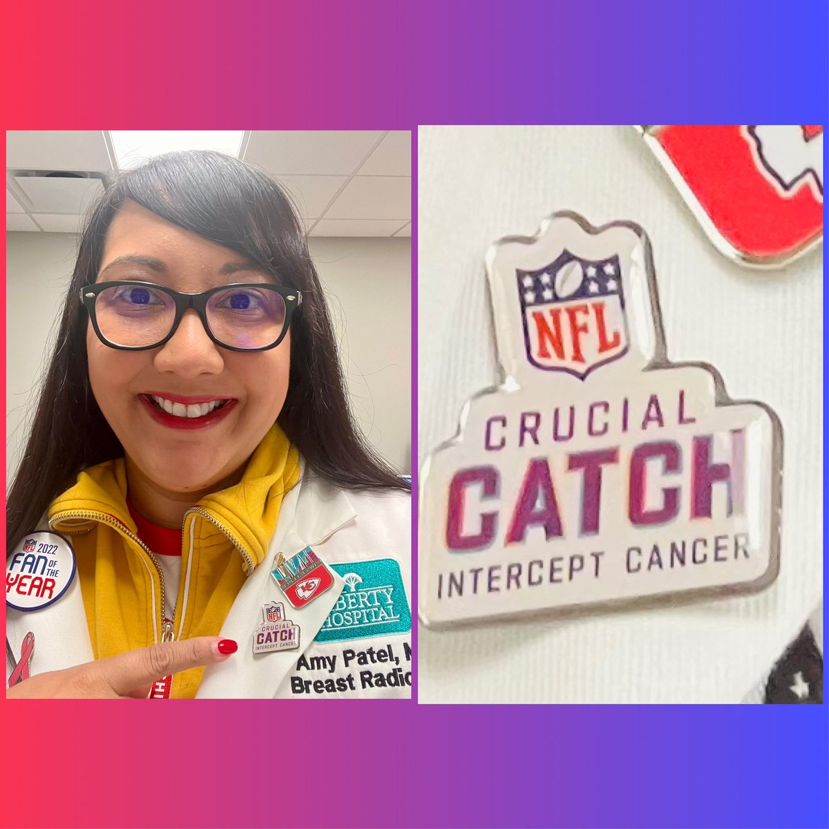 Amy K. Patel, MD (@amykpatel) on Twitter photo Happy Red Friday! ❤️💛❤️ Every October, The <a href="/AmericanCancer/">American Cancer Society</a> (ACS) teams up with the <a href="/NFL/">NFL</a> via the “Crucial Catch: Intercept Cancer” Campaign to promote risk reduction and early detection of all types of #cancer.
This week, the ACS shared new statistics, including that the Happy Red Friday! ❤️💛❤️ Every October, The <a href="/AmericanCancer/">American Cancer Society</a> (ACS) teams up with the <a href="/NFL/">NFL</a> via the “Crucial Catch: Intercept Cancer” Campaign to promote risk reduction and early detection of all types of #cancer.
This week, the ACS shared new statistics, including that the