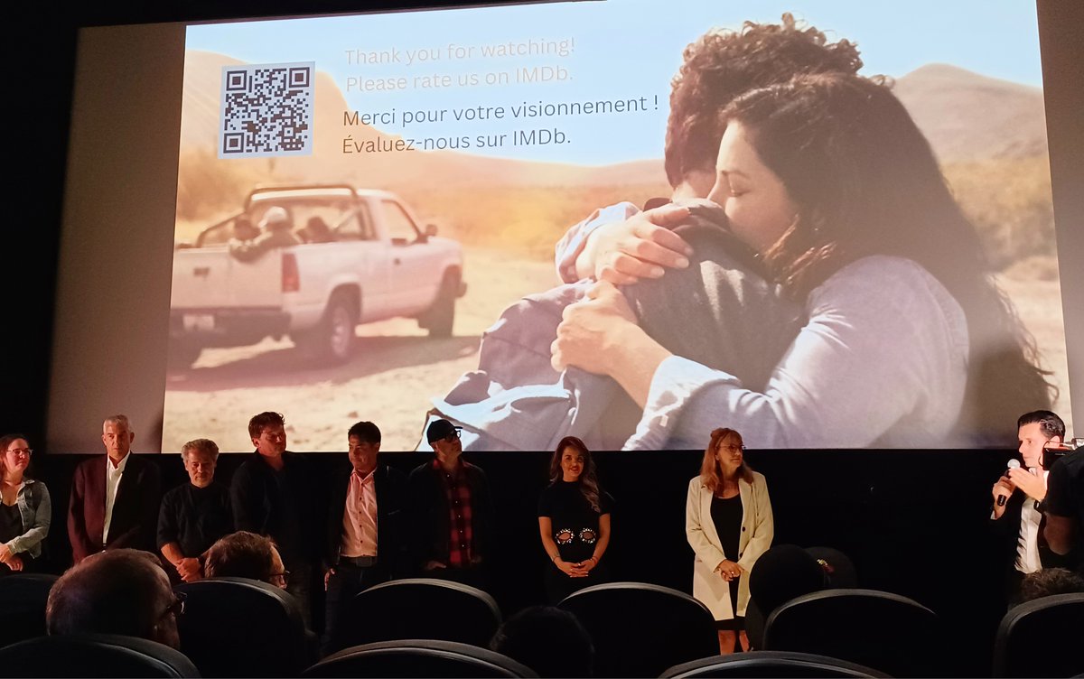 JustineMTLMcI's tweet image. Attending the premiere of #Undocumented by Christian de la Cortina, produced by Frank Baylis!