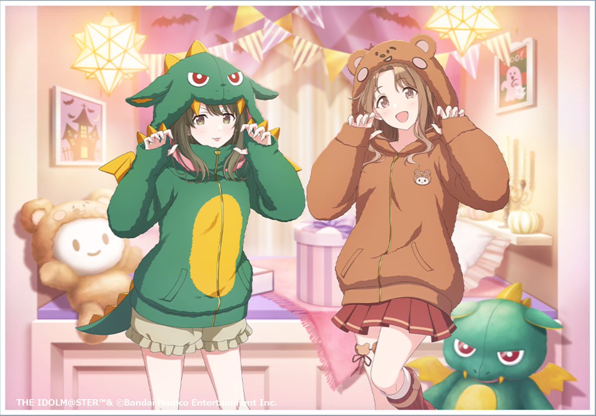 シャニマスChapter283_day1 】 💚もちもちドラゴン 💛ユアクマ の