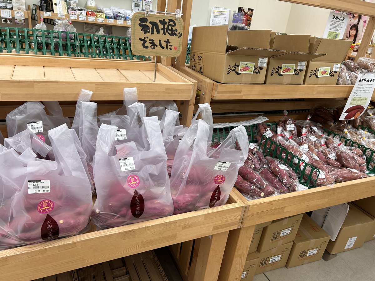 yuriichi_sakai's tweet photo. こんにちは～すっかり涼しくなりましたね。
ゆりいちでは、西勘堂の新スイーツ「米粉のキューブサブレ」を販売中です。またリンゴ５種類あるので食べ比べてみては？そして来週末は、さつまいもフェアで、とみつ金時詰め放題やとみつ金時シフォンケーキなどを予定しています。是非ご来店を！ https://t.co/d3oArz8aM6