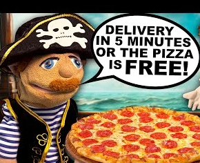 seagelz's tweet photo. DELIVERY
IN 5 MINUTES
OR THE PIZZA
IS FREE! https://t.co/Eko8ctY0FK