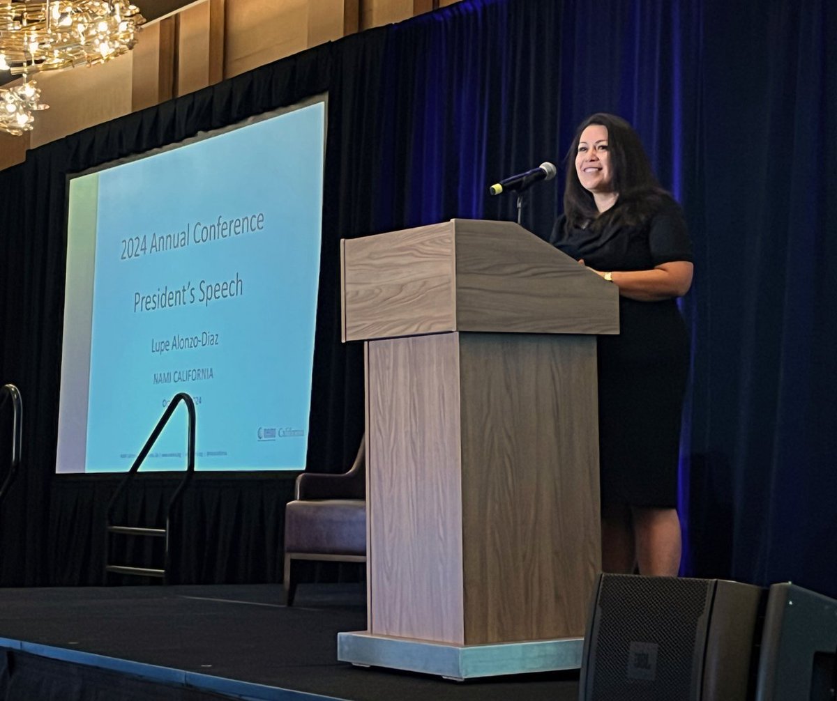 namicalifornia's tweet photo. What an incredible two days of inspiring speakers and sessions at the 2024 #NAMICA Conference! 💚 

We heard this morning from Board President Lupe Alonso-Diaz, and keynote speaker Dr. Xavier Amador, President and Founder of the LEAP Institute.

Thank you to all who attended! https://t.co/RWRpPm2ZBN