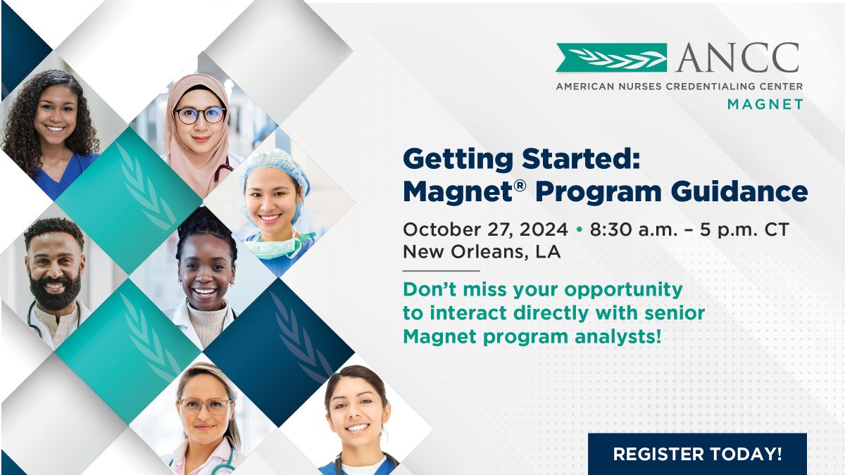 American Nurses Association (@ananursingworld) on Twitter photo Transform your organization with ANCC Magnet® recognition! Join us in New Orleans on Oct. 27 for a live workshop. Learn from senior Magnet analysts, understand the Magnet Model, and get strategic planning insights. Register today: hubs.ly/Q02DXhDz0 Transform your organization with ANCC Magnet® recognition! Join us in New Orleans on Oct. 27 for a live workshop. Learn from senior Magnet analysts, understand the Magnet Model, and get strategic planning insights. Register today: hubs.ly/Q02DXhDz0