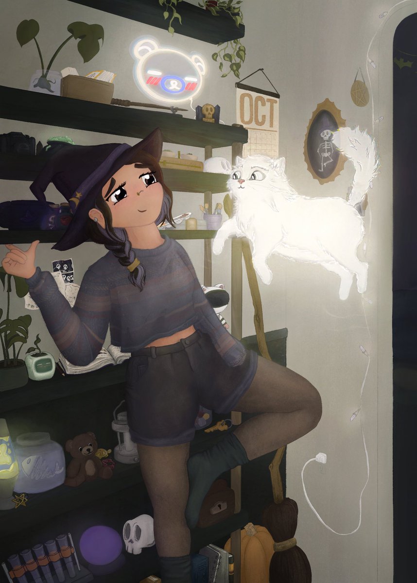 sarahhurtgen's tweet photo. witchy season tradition 👩🏻‍🎨 https://t.co/hYQJ2F7heu