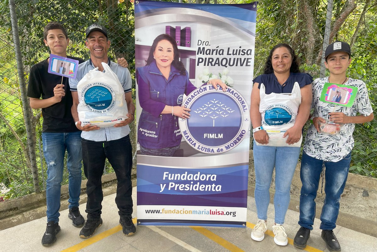FIMLM's tweet photo. #FimlmColombia 🇨🇴 | En el Corregimiento de Güintar del municipio de Anzá • Antioquia, celebramos una jornada de apoyo para familias vulnerables, donde se promovieron los valores familiares y beneficiamos cerca de 100 personas con la entrega de kits de mercados🥳👩🏻‍🤝‍👨🏼 https://t.co/REAWaSaI9r