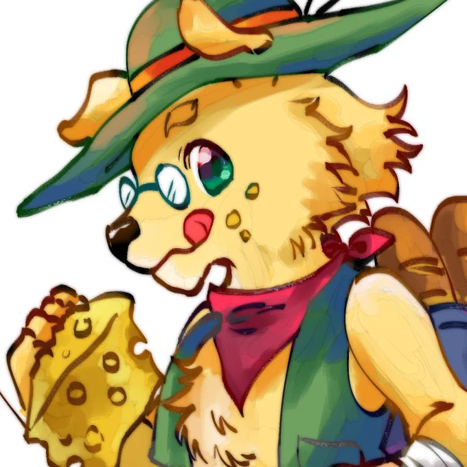 I want to practice drawing some furry art. Anyone want to commission me for the experimental price of $25 for a colored sketch of their OC?No NSFW! Please comment below and I'll DM you (Pictured below is my Peter Camembert ) 