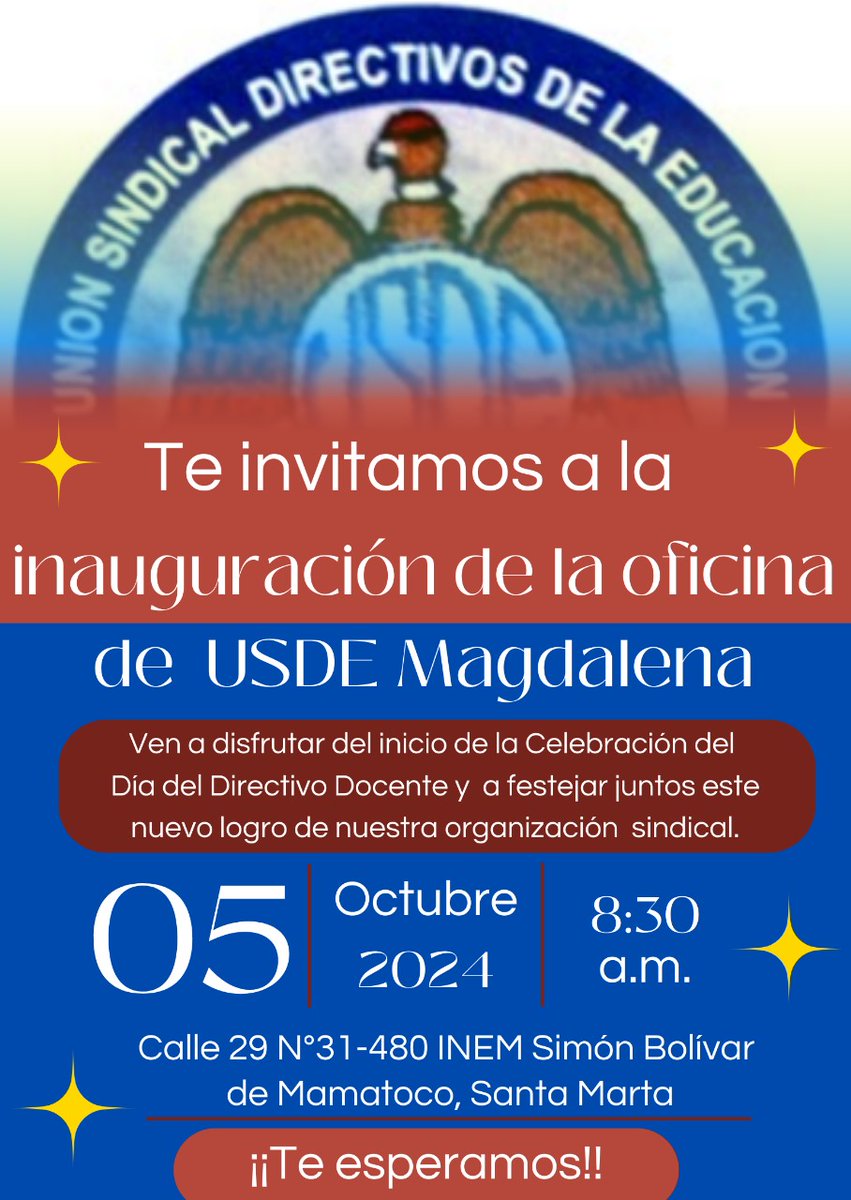 UsdeMAG_Informa's tweet photo. 🔵⚪️🔴
¡Mañana es nuestro gran día!

Contamos con tu asistencia en este hecho histórico para nuestra organización sindical

¡Te esperamos! https://t.co/54ooeLDgmI