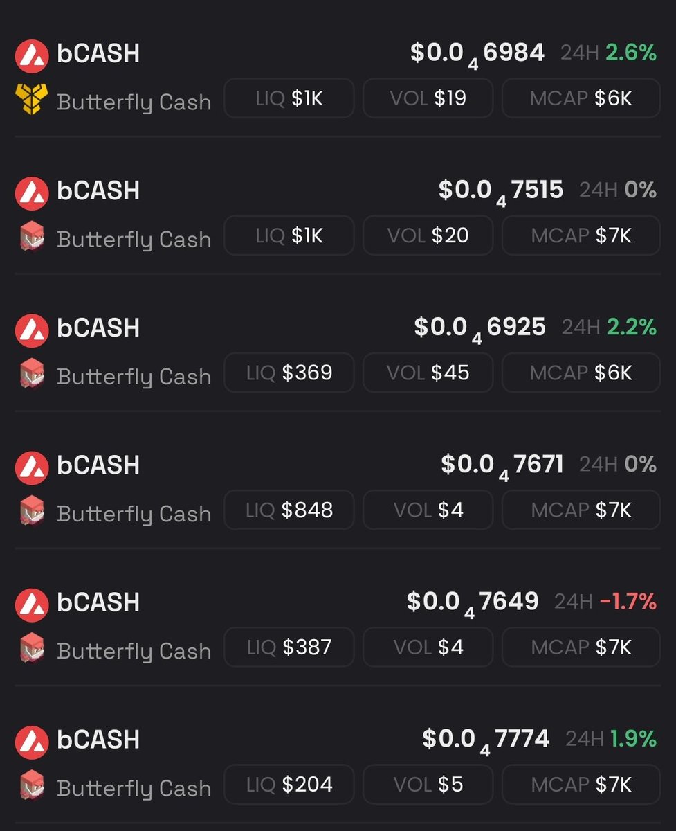 Butterfly Cash $bCASH tweet media