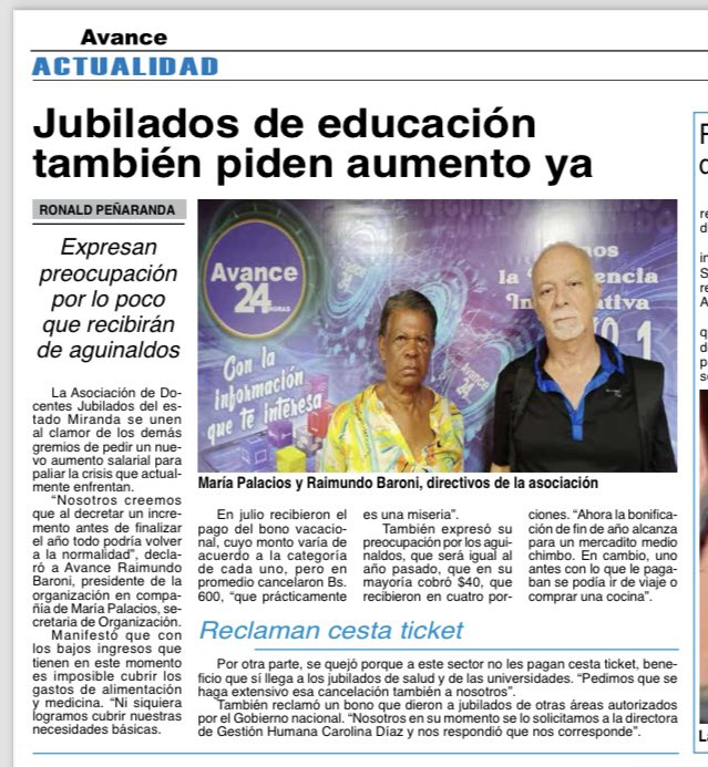 Diario Avance 4 de octubre 2024