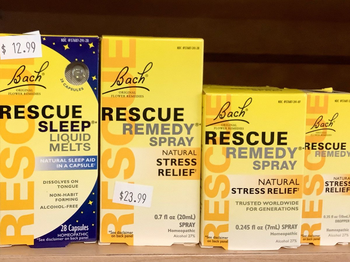 ValWellnessCntr's tweet photo. A calming, good night’s rest is a remedy away!! Bach flower rescue remedy lines tackle every day stress and interrupted sleep with homeopathic ingredients for kids &amp; adults💤✨💛Options include sprays, capsules, droppers and more! #bachremedies #floweressence #homeopathy #health https://t.co/e9v2wHnZIS