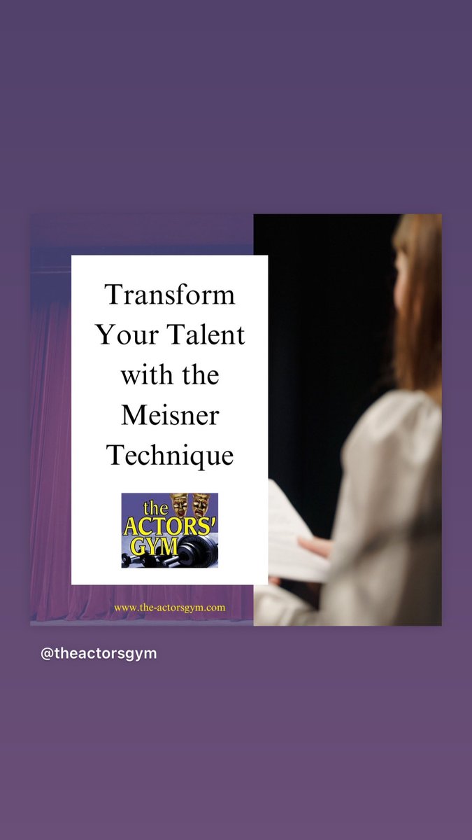 TheActorsGymATL's tweet image. Experience the transformative power of the Meisner Technique with the ACTORS’ GYM. 

Learn more: the-actorsgym.com

#theACTORSGYM #ACTINGCLASS #MEISNERTECHNIQUE #ATLANTA #TheBlackGents #ThomScottII