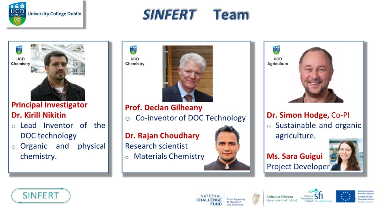 SINFERT_process's tweet photo. We introduce our interdisciplinary #SINFERT Team, comprising #Organic chemists, #Materials chemist, Sustainable #Agriculture expert, and ambitious Project developer. We are working together to extract pure, clean, Plant-available Phosphorus from wastes.
@PhosphorusESPP https://t.co/4d2PH0tKQ3