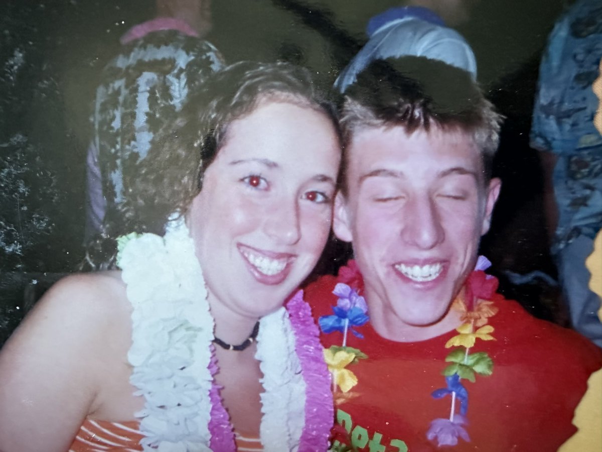Figured I’d go a little old school. Happy anniversary <a href="/Khensle/">CoachKT</a>. Can’t figured out why we could not take a picture where we each had our eyes open. Haha