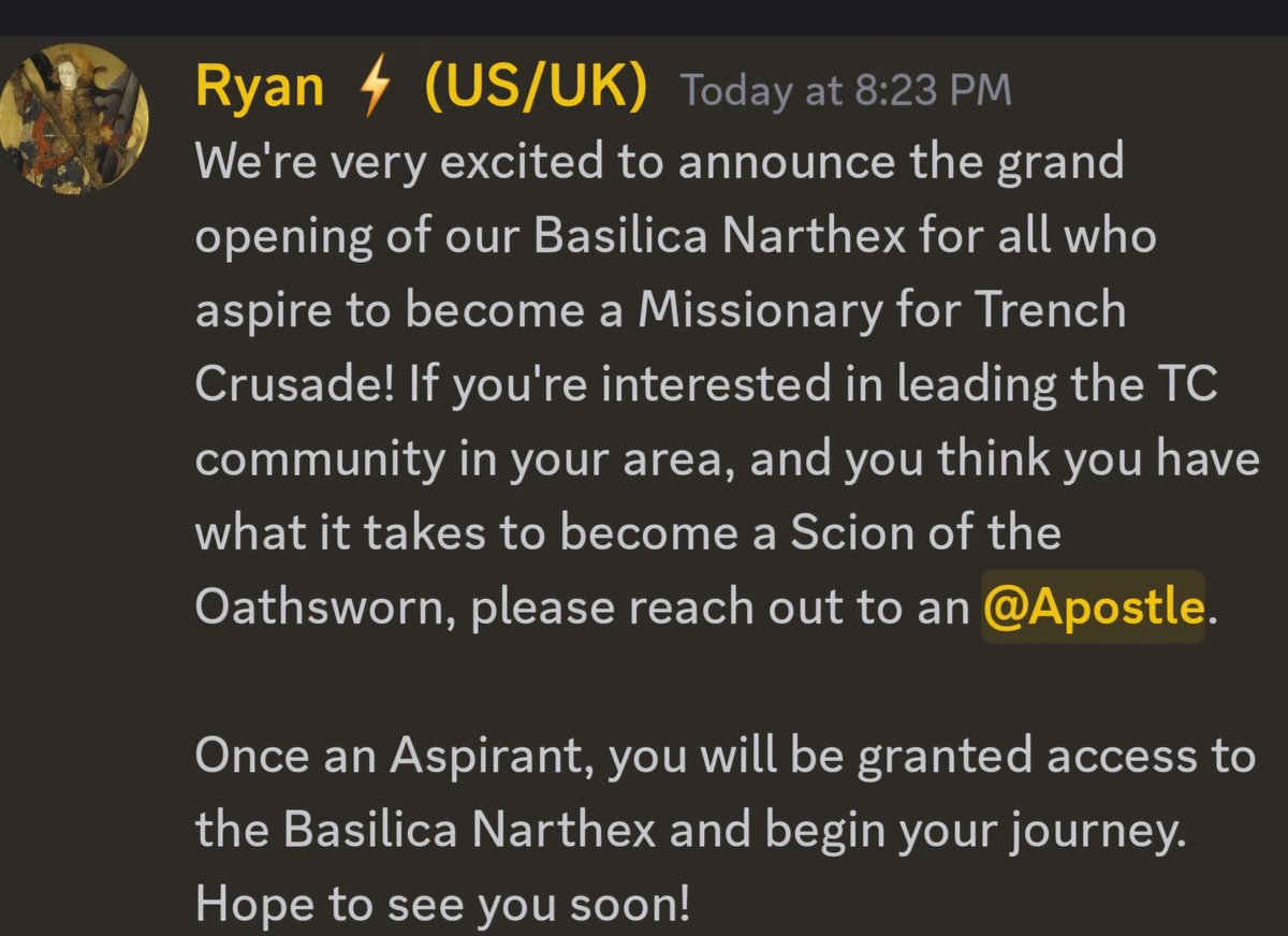 NornQueenKya's tweet photo. For those interested in Trench Crusade and playing in store, the team is looking to expand their missionary team, seeing as the interest with the kickstarter is EXPLODING 

Join the discord and become a part of the team! Please retweet for visibility https://t.co/qXK2QUOPm1