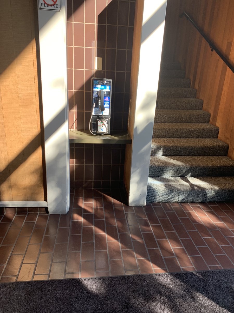 gulture's tweet photo. Apparently, a few of these still exist in the wild. Doctors office complex lobby. #payphone https://t.co/VdvsXhFvwA