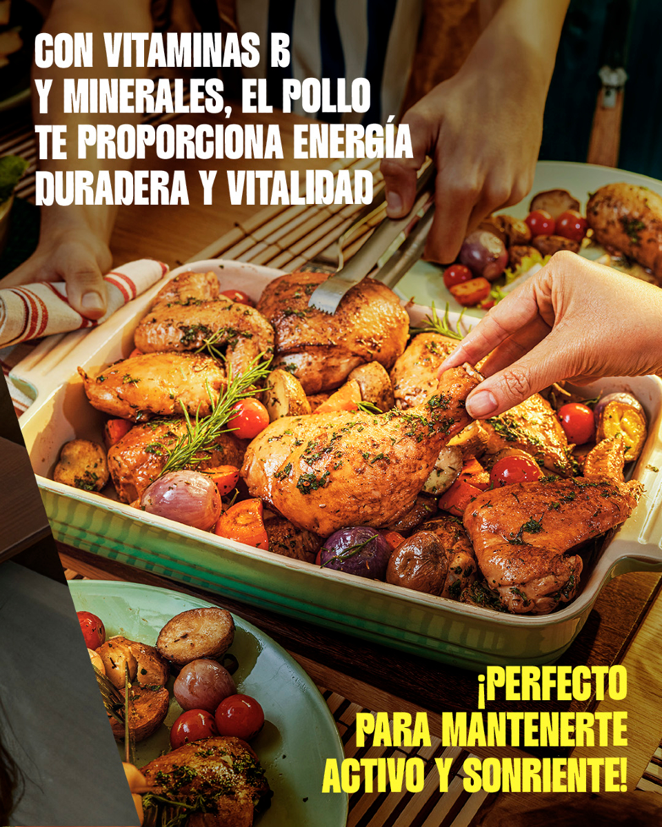 AComerPollo's tweet photo. ¡El Pollo Colombiano tiene todos los ingredientes para sacarte una sonrisa! ¿Cómo te hace sentir el pollo? Cuéntanos en los comentarios. 🐔❤​

#DíadelaSonrisa #BeneficiosDelPollo​ #PolloColombiano #Fenavi https://t.co/veX7yDrwEi