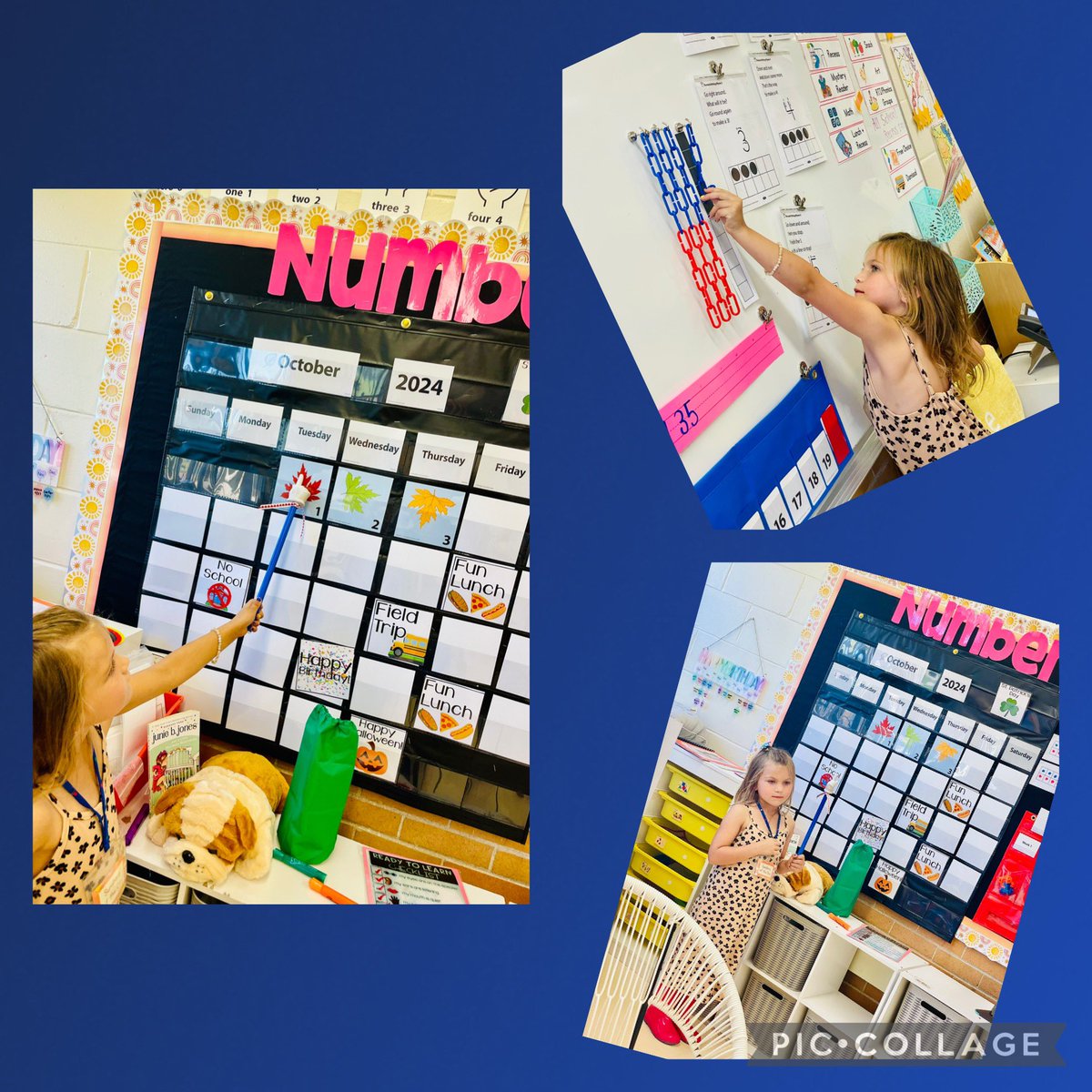 My kindergarten friends in @MsArmbrust class had so many things to share today AND check-out today’s Sunshine Student leading Number Corner 🙌 🌟 #dg58pride #fa58share