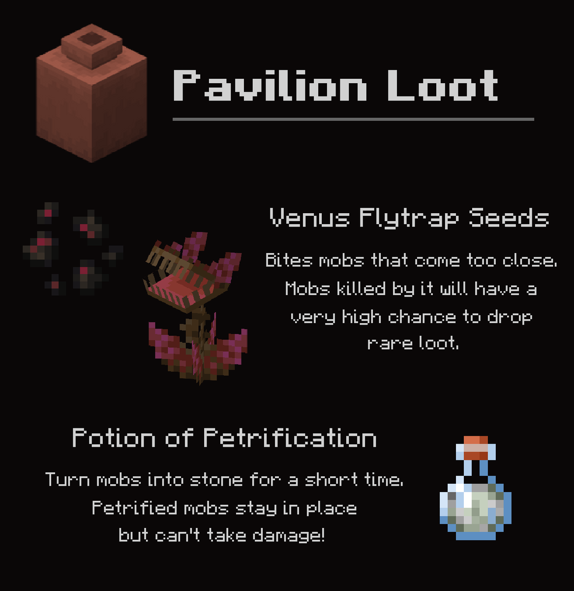 In the center of every Pale Garden biome lies the Pavilion, containing precious loot for the taking #minecraft