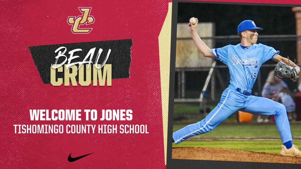 BeauCrum19's tweet photo. After a great visit today and an awesome conversation with Coach Harrington, Coach Parker, and Coach Thigpen, I’m extremely blessed to have received an offer to play baseball at Jones Community College!
@JC_BobcatsBB https://t.co/b6ZhnU7SOG