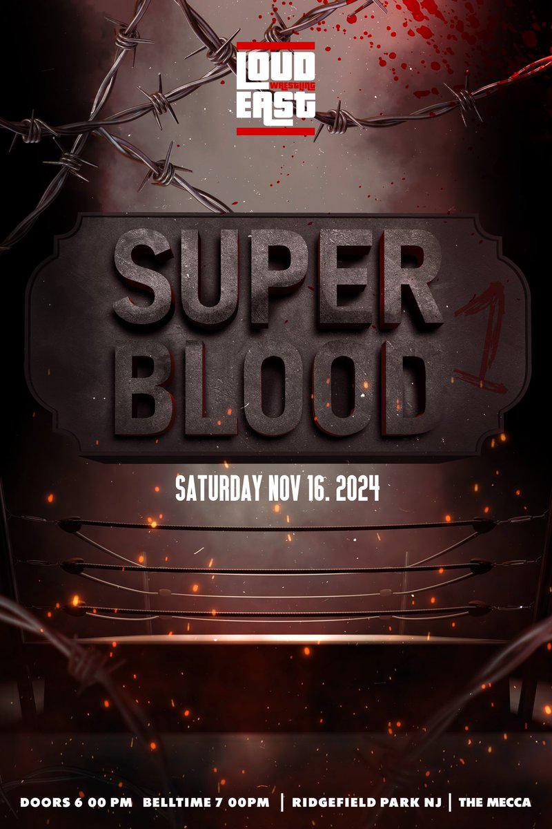 We are back!!! November 16 2024

Back to the Mecca!!!

Tickets on sale now 

🗓️ November 16 2024
⏰ Doors 7pm
🎟️ tinyurl.com/SUPERBLOOD-1