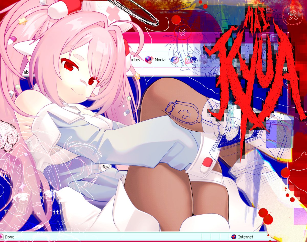 x96pau's tweet photo. 🩹💊T H E anti-virus angel!!!! 🩹💊
#MaikyuArt https://t.co/nXnYUjOQYO