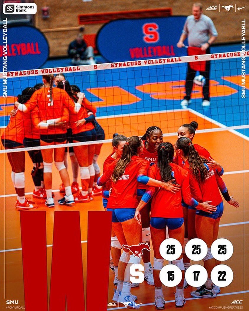 🚨 𝚂𝚠𝚎𝚎𝚙 𝚒𝚗 𝚂𝚢𝚛𝚊𝚌𝚞𝚜𝚎 🚨

#PonyUpDallas | <a href="/SMUMustangs/">SMU Athletics</a>